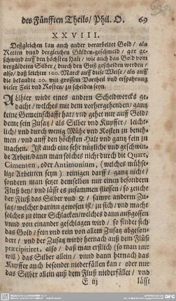 XXVIII. Deßgleichen kan auch ander verarbeitet Gold/als Ketten unnd dergleichen Gülden-geschmeid/...
