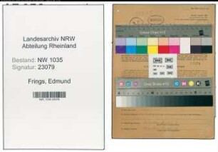 Entnazifizierung Edmund Frings , geb. 18.06.1922 (Kaufmaennischer Angestellter)
