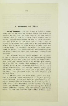 3. Germanen und Römer