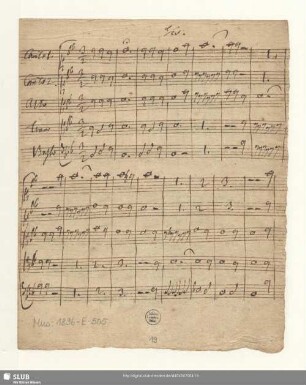 Partitur [Schreiber: Opitz, J. S.; untextiert]