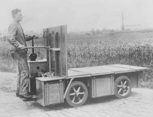 Akkumulator-Lastkarren (Accumulatoren Fabrik AG) : Technikgeschichte | Elektrotechnik | Verbrauch elektrischer Energien | Gleislose Akkumulatorenfahrzeuge