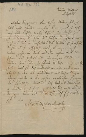Brief an Karl Klingemann : 16.09.1840