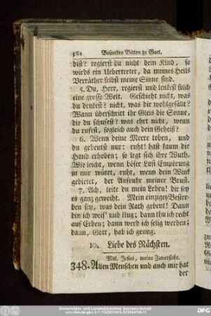10. Liebe des Nächsten.