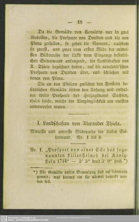 I. Landschaften von Alexander Thiele