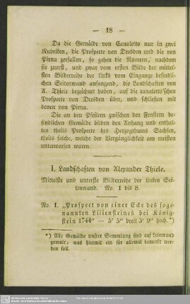 I. Landschaften von Alexander Thiele
