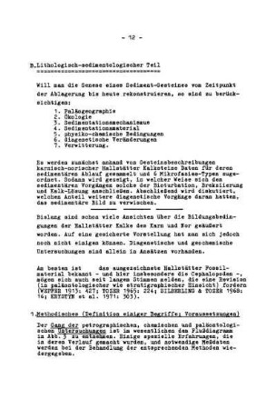 1. Methodisches (Definition einiger Begriffe; Voraussetzungen)