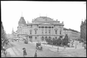 Budapest. Volkstheater in der Josephstadt : Budapest. Volkstheater (1875; Ferdinand Fellner der Jüngere) in der Josephstadt