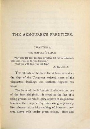 The armourer's prentices : in 2 volumes, 1