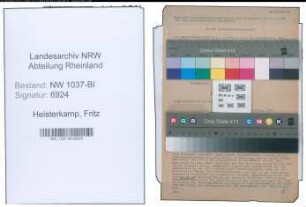 Entnazifizierung Fritz Heisterkamp , geb. 02.03.1901 (Angestellter)