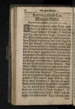 Auf den 3. Christ-Tag.