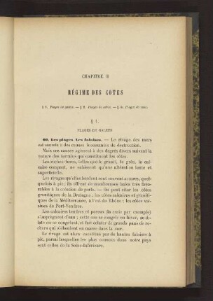 CHAPITRE II. RÉGIME DES COTES