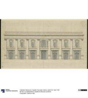 Kapitol, Fassade, Aufriss