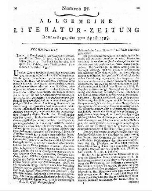 Encyclopédie Méthodique. Marine. - Paris : Panckoucke [u.a.] (Encyclopédie Méthodique Ou Par Ordre De Matières) T. 1. - 1783 T. 2. - 1786