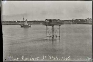 Rollende Brücke ("pont roulant") zwischen Saint-Malo und Saint-Servan