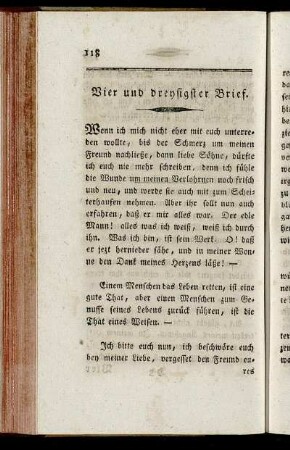 Vier und dreyßigster Brief.