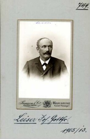 Leiser, Johann Gottfried, Nationalliberale