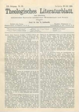 345-348 [Rezension] Smith, Henry Preserved, A critical and exegetical commentary on the Books of Samuel