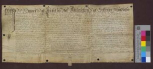 Christoph Thomma von Biengen verkauft an Michel Vogt sein halbes Haus und Güter in der Falkensteig um 415 Gulden.