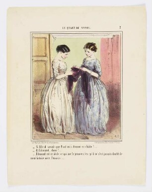 Si Alfred savait que Paul m’a donné ce châle!..., Blatt 2 der Folge "Le Quart de monde"