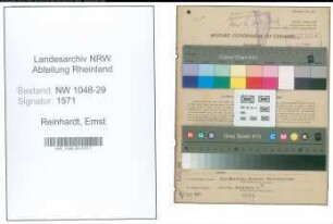 Entnazifizierung Ernst Reinhardt , geb. 12.04.1894 (Beamter)