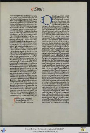 Prologus sancti Hieronymi in Danielem prophetam
