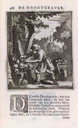 Grafik "De Doodtgraver"