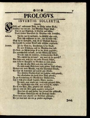 Prologus. Inventio. Sollertia.