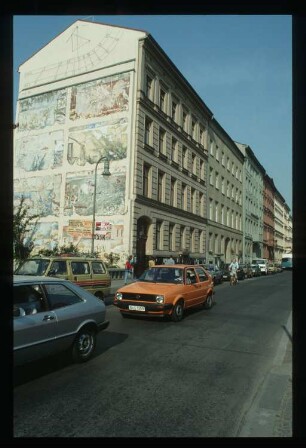 Diapositiv: Adalbertstr. 77-73, 1991