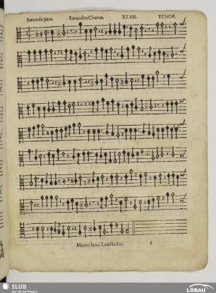 XLVII. Canzon noni toni. Secunda pars.