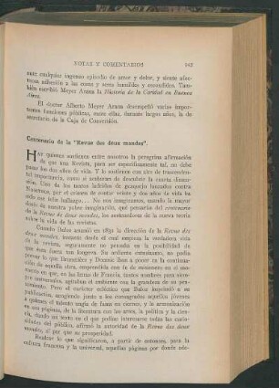 Centenario de la "Revue des deux mondes"
