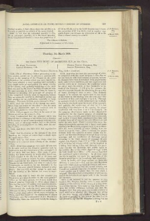 Thursday, 5th March 1868.