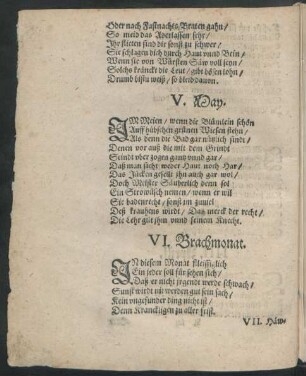 VI. Brachmonat.