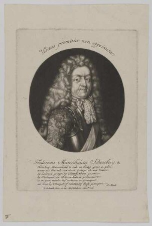 Bildnis des Fredericus Mareschalcus Schomberg