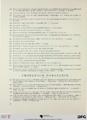 Chineesch porselein (Nr. 345-356)
