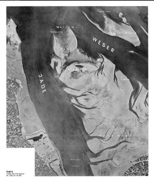 Übersicht über das Wattenmeer bei Neuwerk und Scharhörn Blatt 4