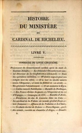 Histoire du ministère du cardinal de Richelieu, 2