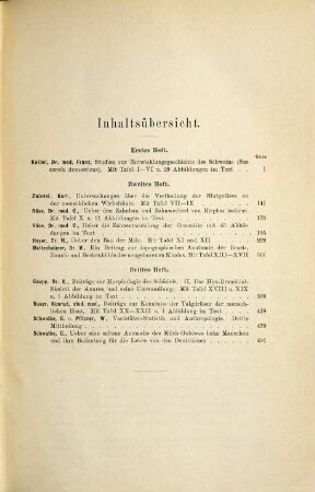 Morphologische Arbeiten. 3. 1894