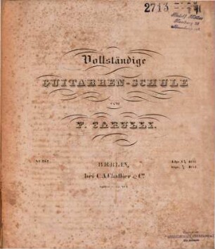Vollständige Guitarren-Schule