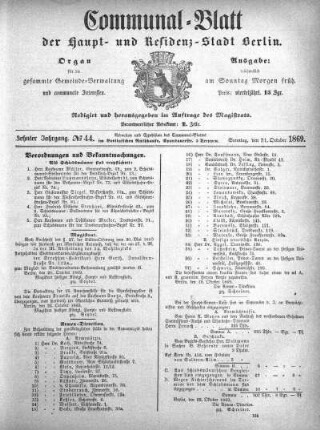 1869,44: No. 44, 31. Oktober 1869
