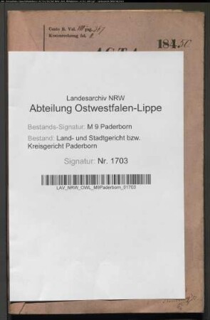 Erblasser: Montag, Caspar: