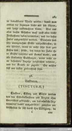 56. TInkturen. (Tincturae.)