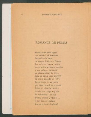 Romance de pumas
