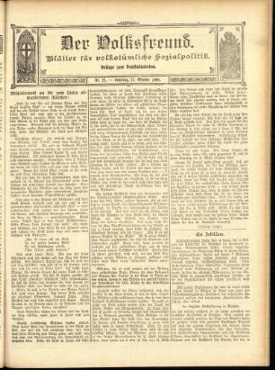 Ausgabe vom Sonntag, den 17. Oktober 1909.