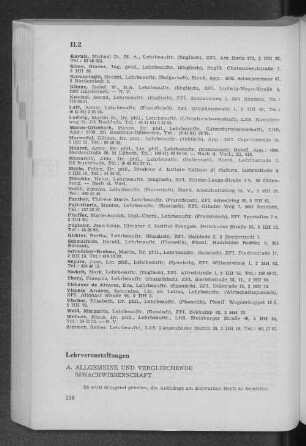 Lehrveranstaltungen