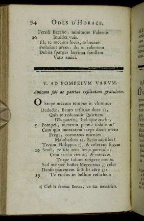 V. Ad Pompeium Varum = V. A Pompejus Varus