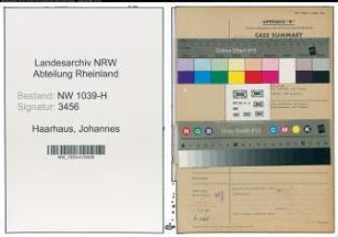 Entnazifizierung Johannes Haarhaus , geb. 00.00.0000 (Polizist)