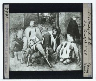 Brueghel (Pieter d. Ä.), Die Krüppel (Paris Louvre RF 730)
