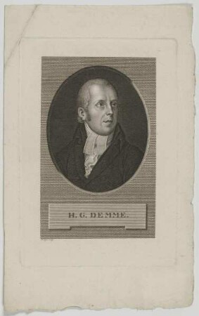 Bildnis des Hermann Christoph Gottfried Demme