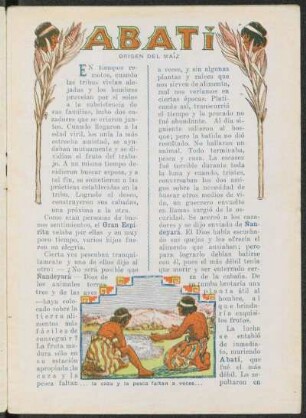 Abatí - Origen del maíz