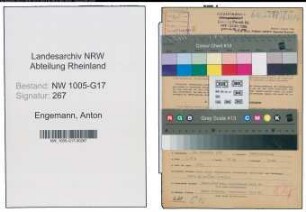 Entnazifizierung Anton Engemann , geb. 24.12.1902 (Abtl.Leiter)